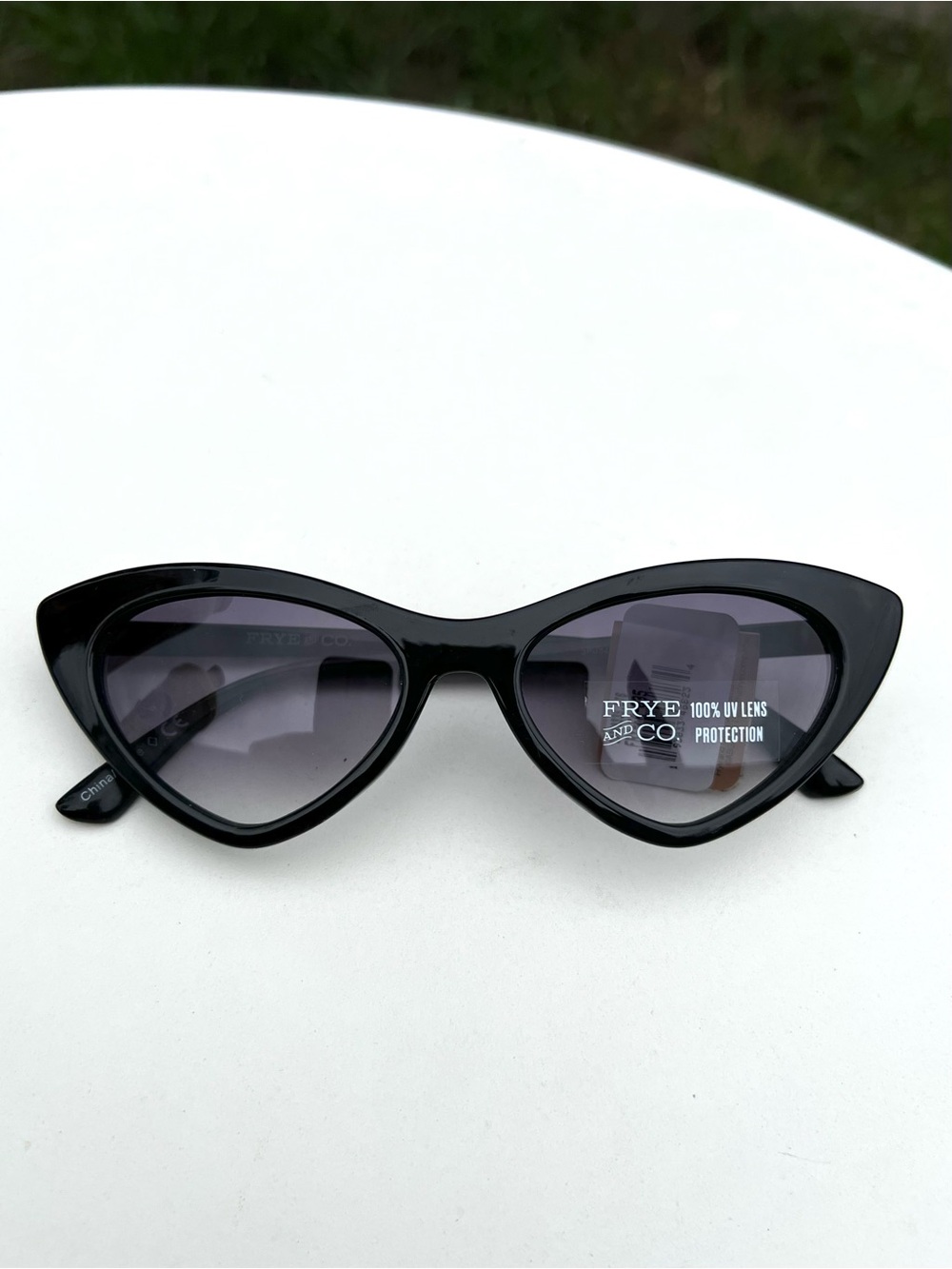 Frye & Co Black Cat Eye Sunglasses